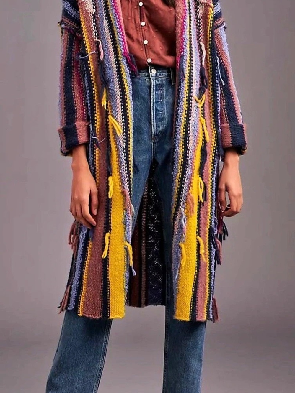 Anthropologie Pilcro Dreamer Striped Duster Oversized XS RETAIL $168
Will Fit M